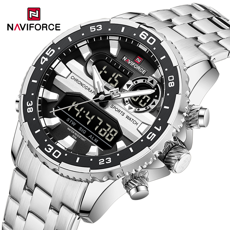 Citizen Watch Tsuyosa - NAVIFORCE jam tangan kuarsa Digital Analog