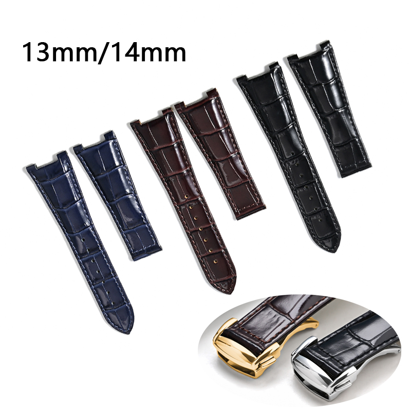 Omega Watch Constellation - Gelang Jam Kulit Asli untuk Seri