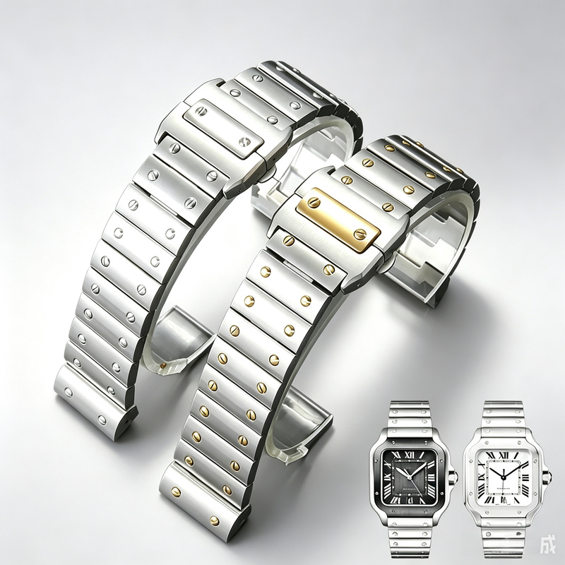 Cartier Watch Santos - Tali Jam Tangan Baja Tahan Karat