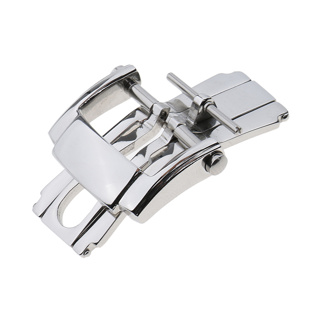 Butterfly Clasp Deployant - Stainless Steel Penyebaran Butterfly Gesper untuk