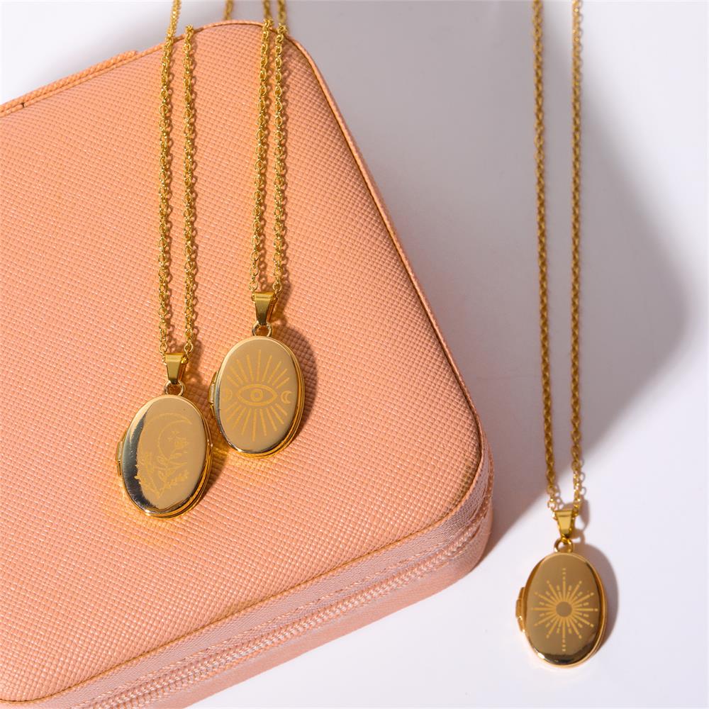Butterfly Clasp Deployant - Kalung Liontin Album Foto Dapat Dikunci