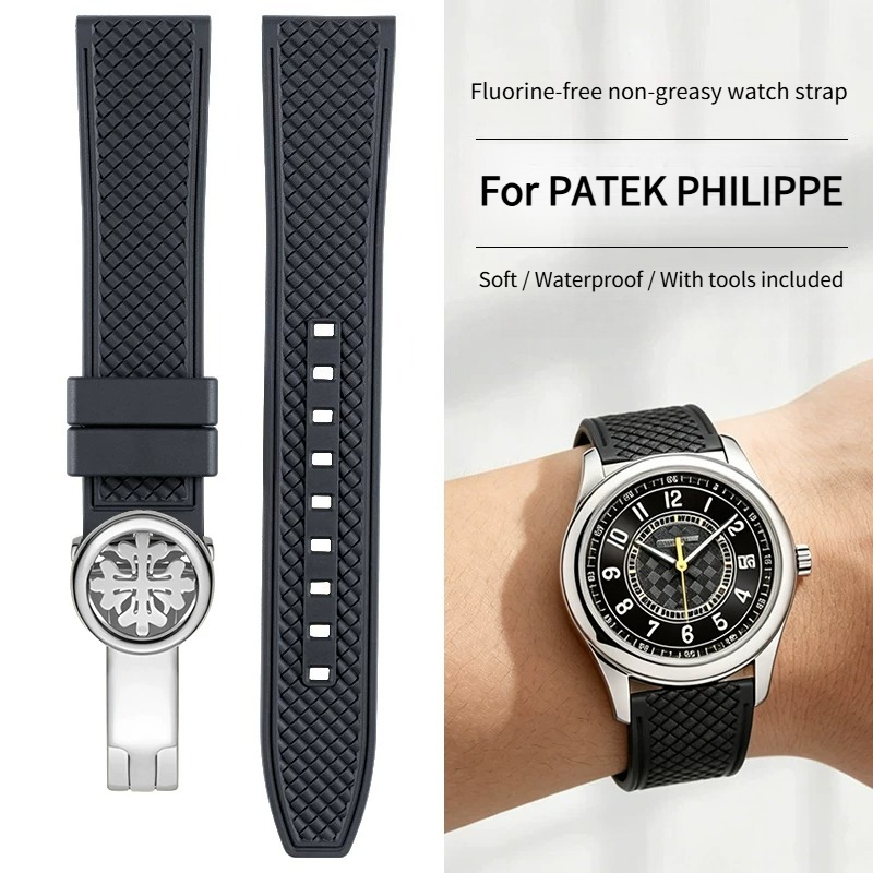 Patek Philippe Watch Calatrava - Tali jam tangan berbahan karet fluor