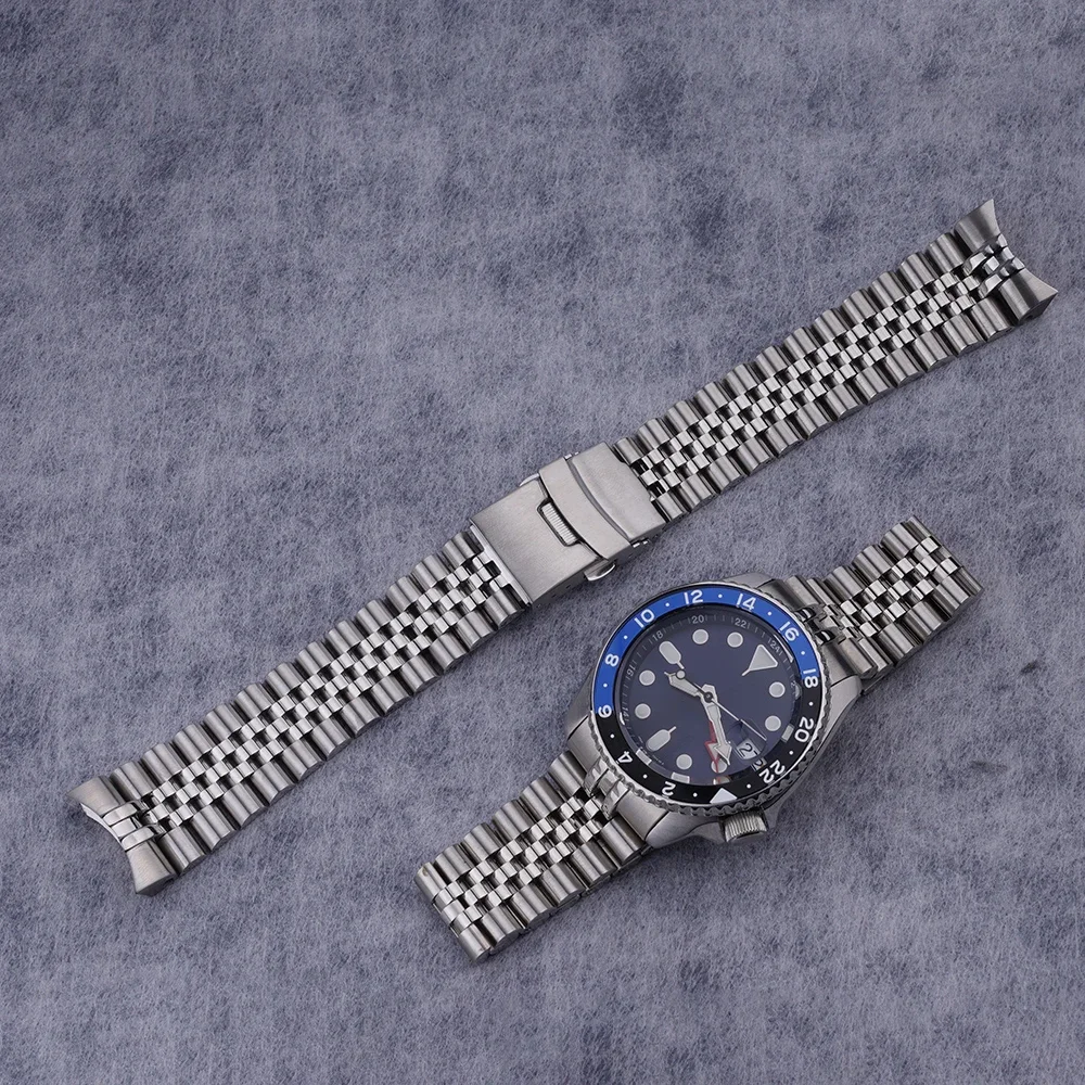 Seiko Watch 5 Sports - Carlywet tali Jubilee 22mm untuk jam