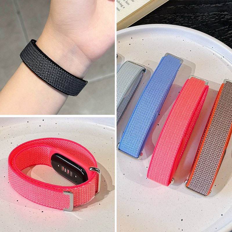Sport Loop Velcro - Tali Jam Tangan Anyaman Nilon Sport