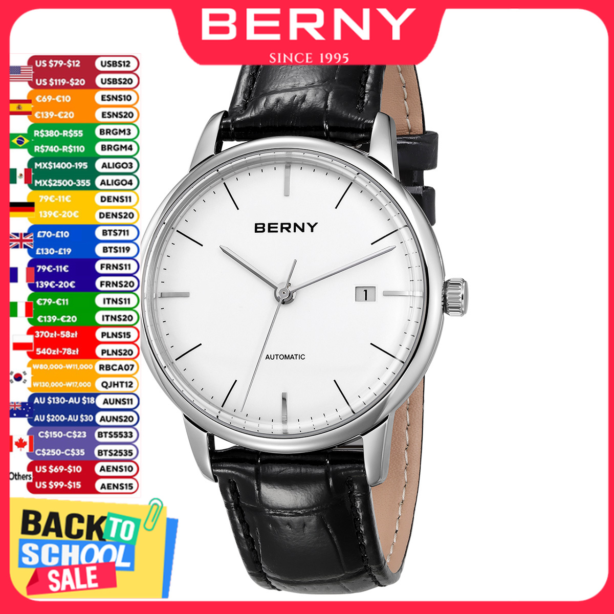 Seiko Watch Presage - BERNY Jam Tangan Pria Mekanis MIYOTA