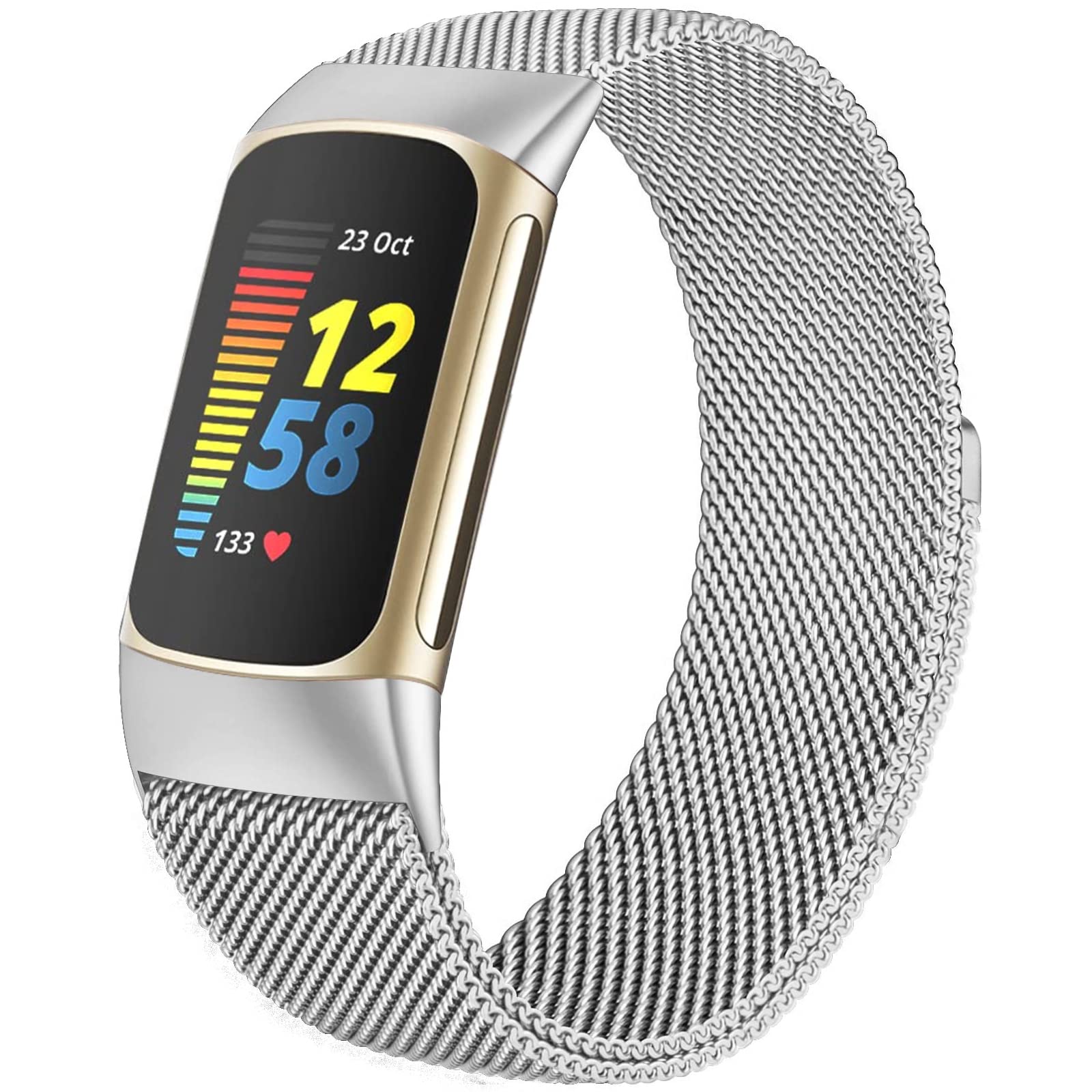 Milanese Loop Magnetic - Milanese loop untuk fitbit charge 6