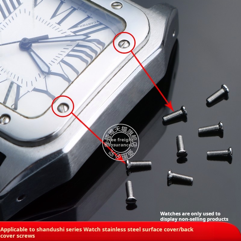 Cartier Watch Santos - Sekrup baja tahan karat padat untuk