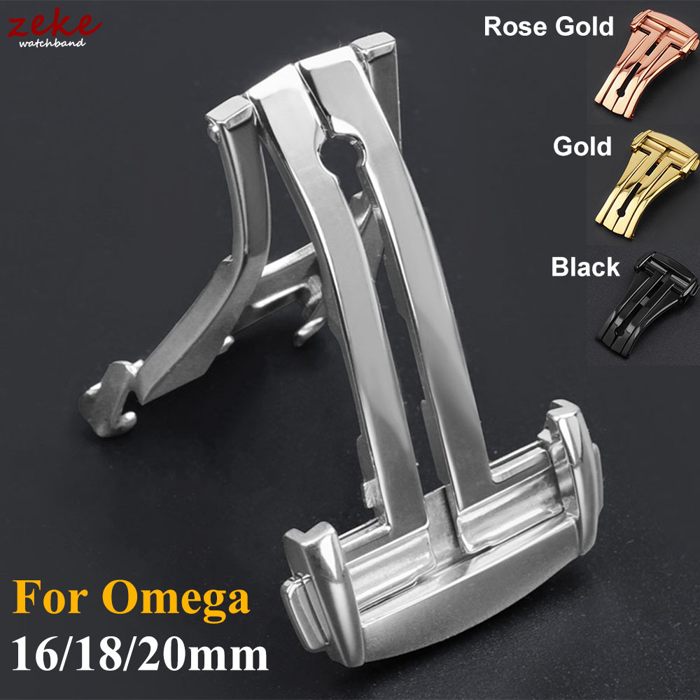 Omega Watch Seamaster - Jam Tangan Lipat Gesper Penerapan Baja