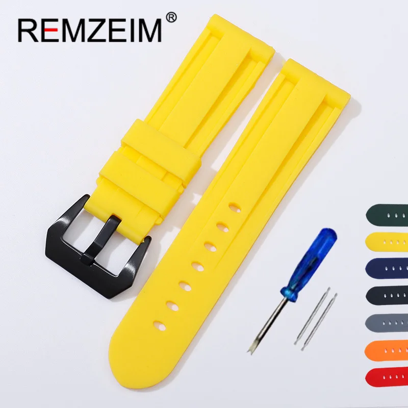 Rubber Strap Diver - Tali jam tangan silikon kualitas tinggi