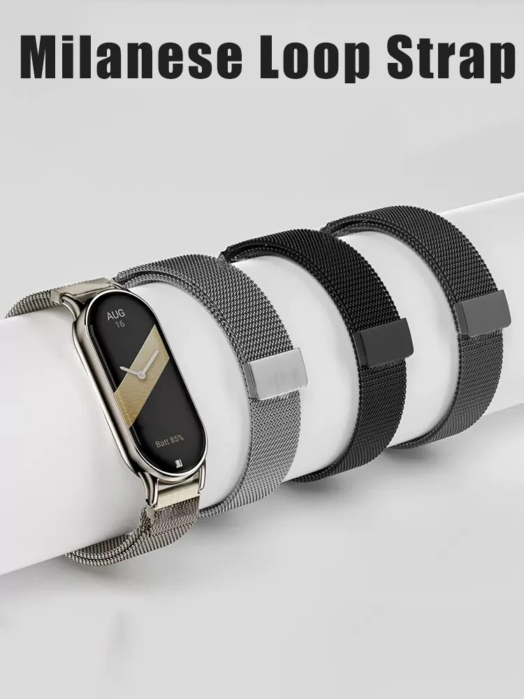 Milanese Loop Magnetic - Lingkaran Magnetik untuk Xiaomi Smart Band