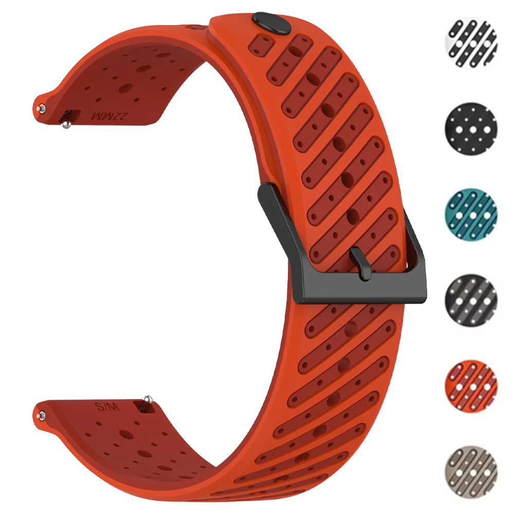 Silicone Watch Band 22Mm - Tali Olahraga Silikon untuk Suunto RACE