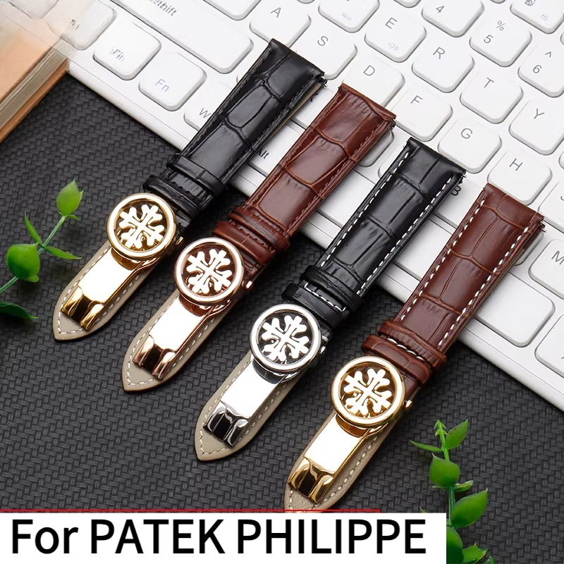 Patek Philippe Watch Calatrava - Tali jam tangan kulit asli untuk