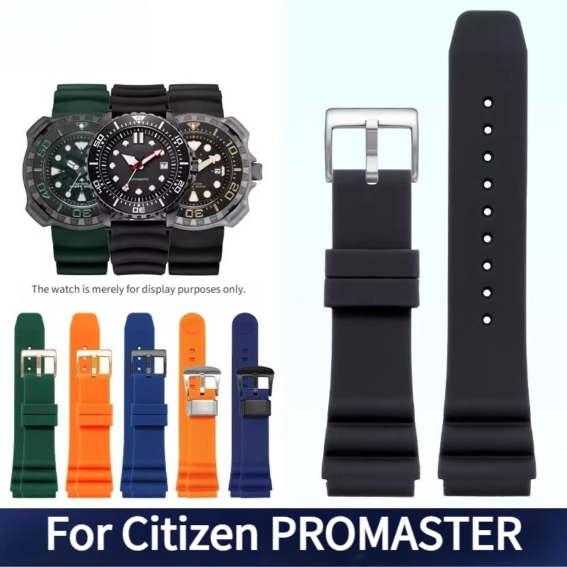 Citizen Watch Promaster - Tali Jam Tangan Silikon Tepi Cembung
