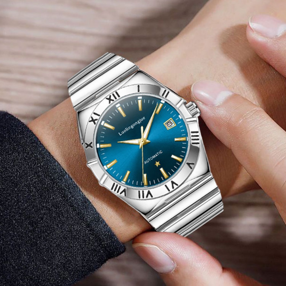 Butterfly Clasp Deployant - Jam Tangan Pria Kasual Bisnis Merek