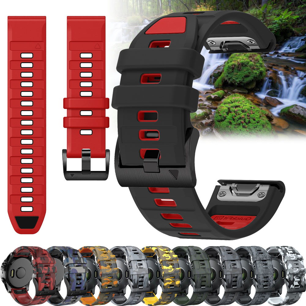Silicone Watch Band 22Mm - Fenix ​​E 47mm Tali Jam Tangan