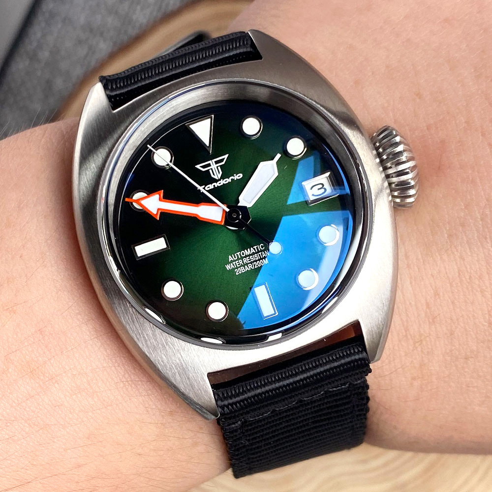 Seiko Watch 5 Sports - Jam tangan mekanis Diver militer 36mm