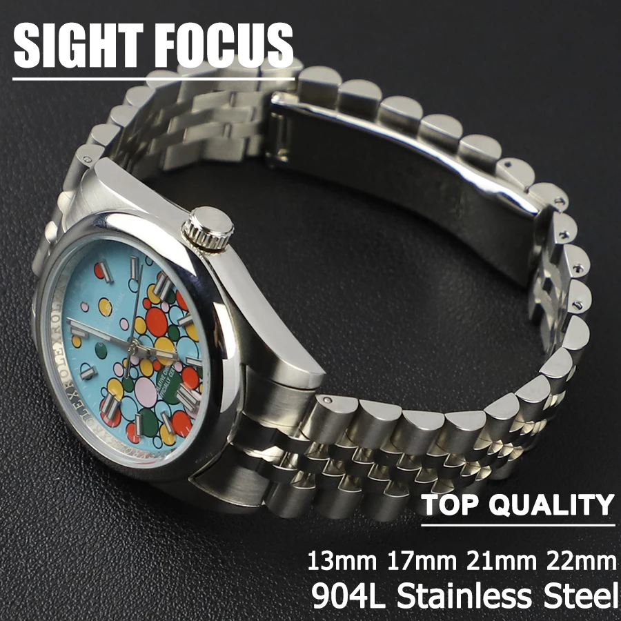 Rolex Watch Datejust - Gelang jam tangan, 13mm 17mm 20mm