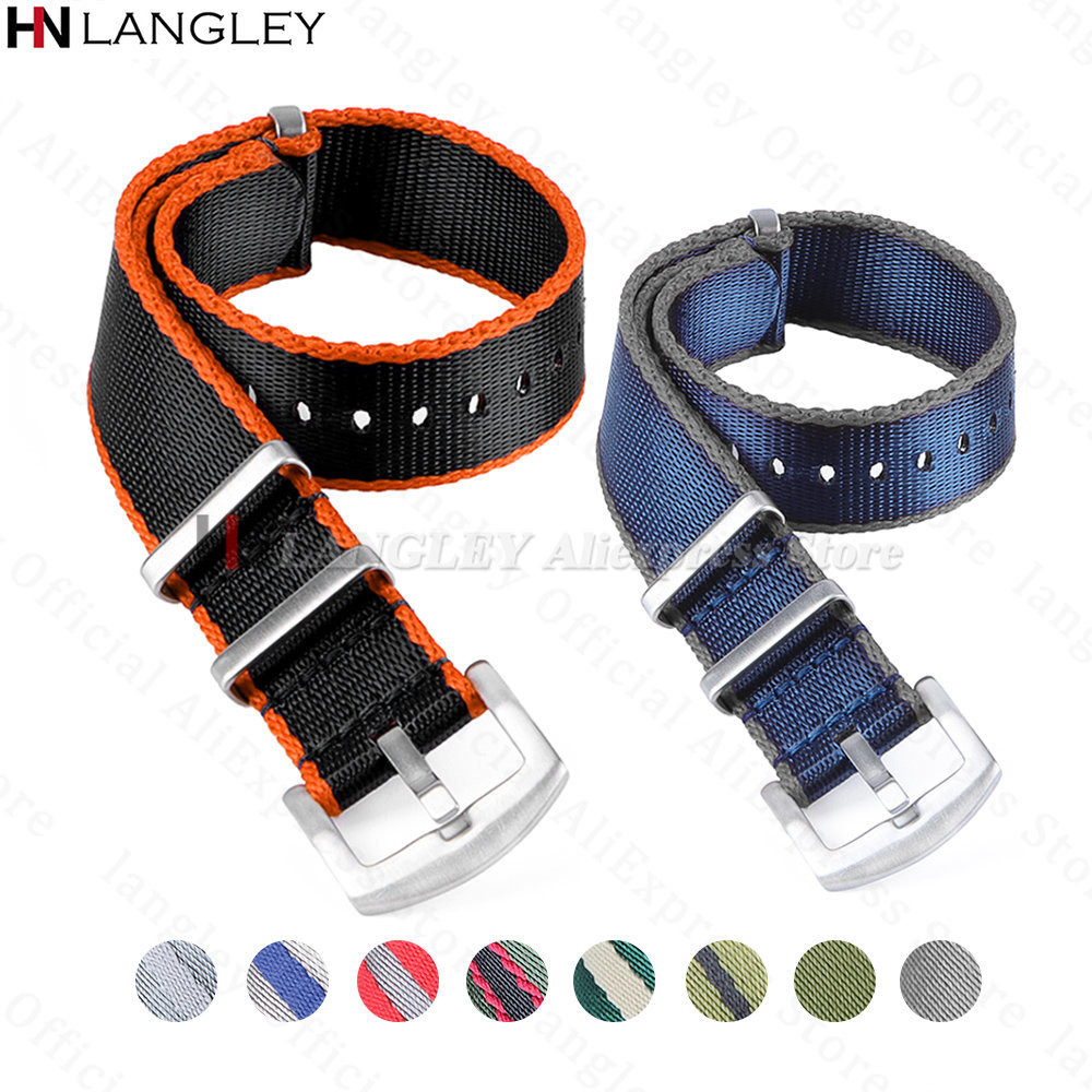 Omega Watch Seamaster - Tali Nilon 18Mm 20Mm 22Mm untuk