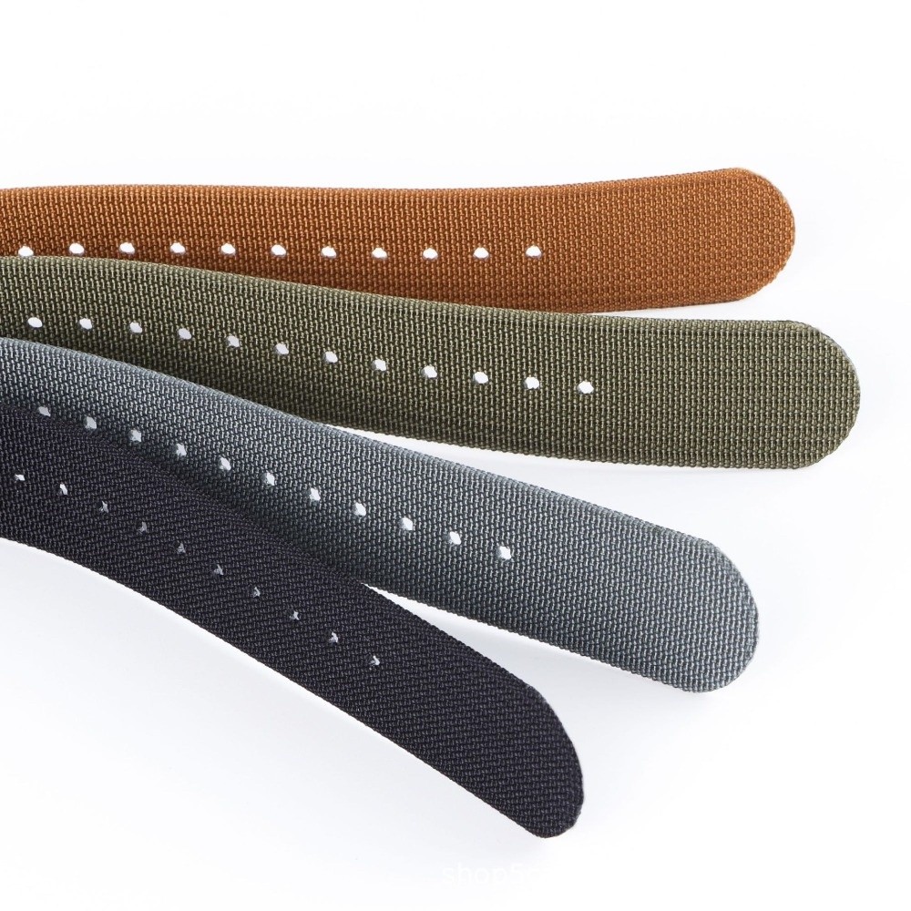 14/16/18/20/22Mm Gelang Jam Ta - Nato Strap Nylon ulasan dan harga