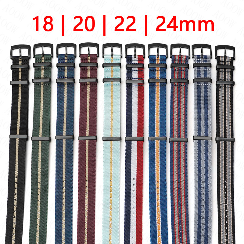 Tali Nilon Tenun 18Mm 20Mm 22M - Canvas Strap Watch ulasan dan harga