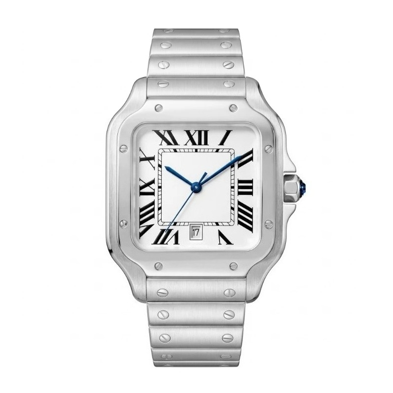 Jam Tangan Kuarsa Pria Mewah B - Cartier Watch Santos ulasan dan harga