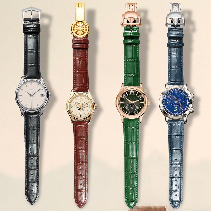 Tali jam tangan kulit sapi kua - Patek Philippe Watch Calatrava ulasan dan harga