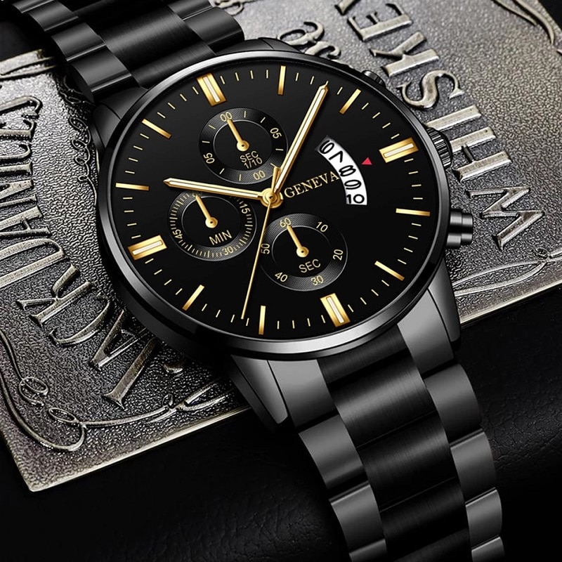 Jam tangan hitam Stainless Ste - Seiko Watch 5 Sports ulasan dan harga