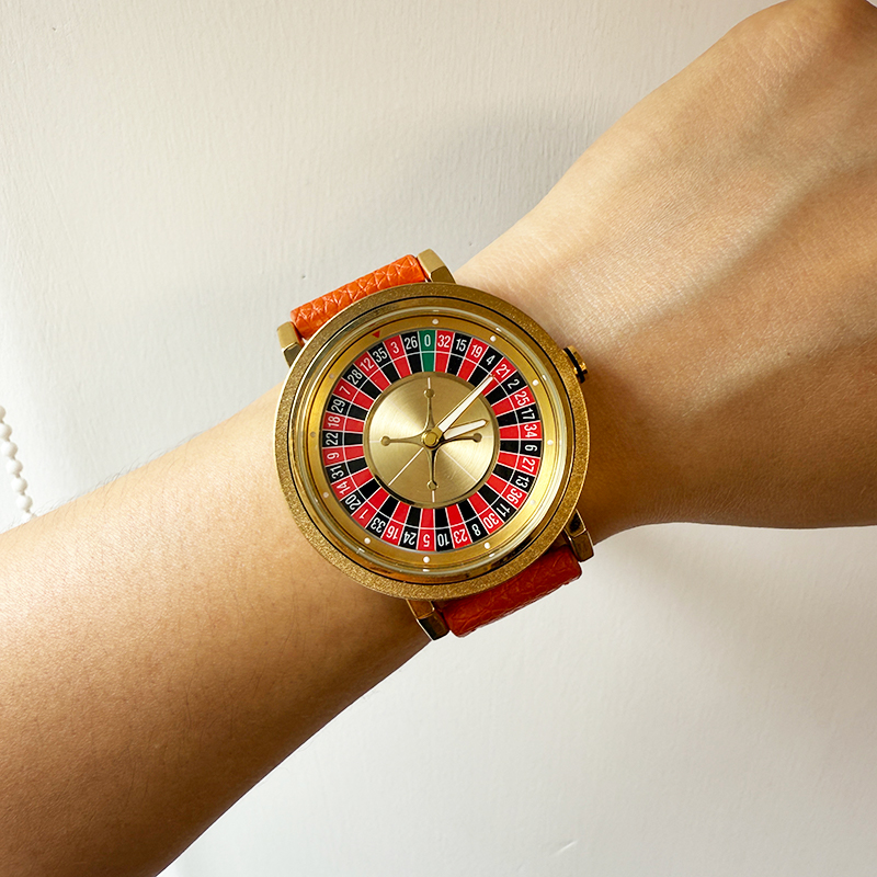 Jam Tangan Roulette Berputar u - Leather Watch Band Men ulasan dan harga