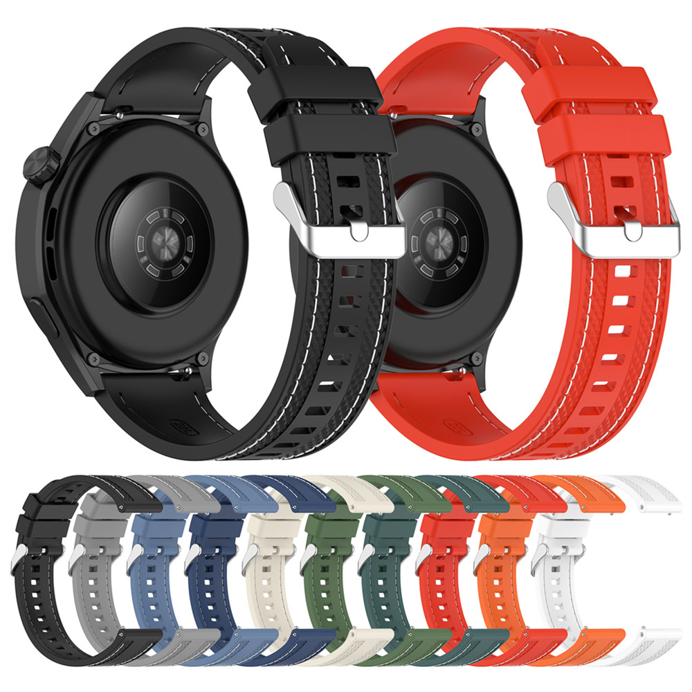 Tali universal silikon jahitan - Silicone Watch Band 22Mm ulasan dan harga