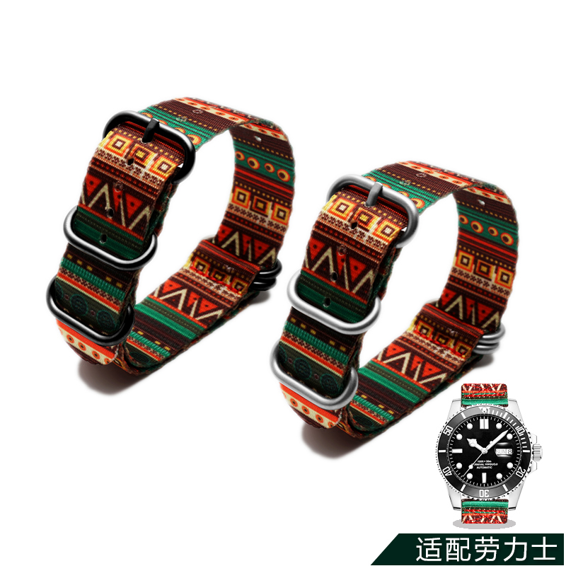 Tali Jam Tangan Nilon Tugas Be - Nato Strap Nylon ulasan dan harga
