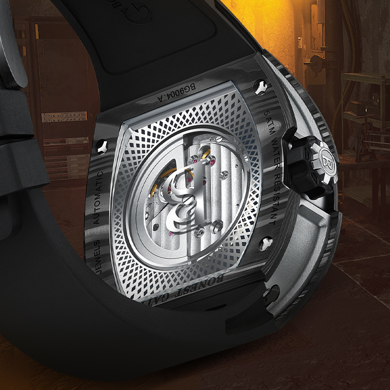 Jam Tangan Mekanik Pria BONEST - Rubber Strap Diver ulasan dan harga