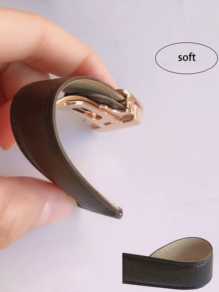 Tali Jam Kulit Asli Cocok untu - Cartier Watch Santos ulasan dan harga
