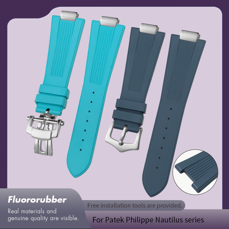 Tali Jam Tangan FKM Fluororubb - Patek Philippe Watch Aquanaut ulasan dan harga