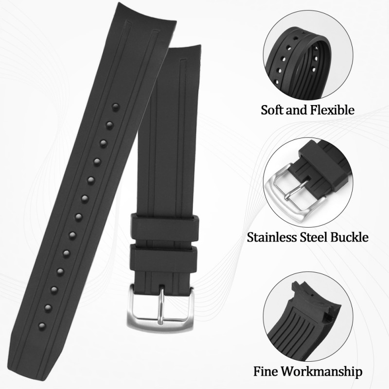 Tali Jam Tangan Silikon Ujung  - Citizen Watch Promaster ulasan dan harga
