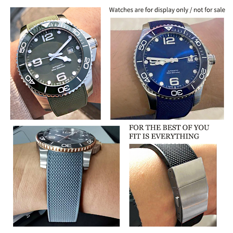 21mm 19mm 20mm Rubber Watchban - Rubber Strap Diver ulasan dan harga