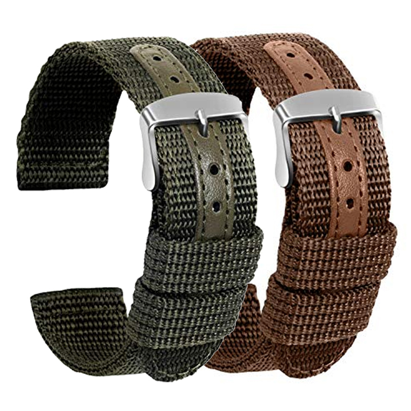 18mm 20mm 22mm 24mm Tali Jam T - Nato Strap Nylon ulasan dan harga