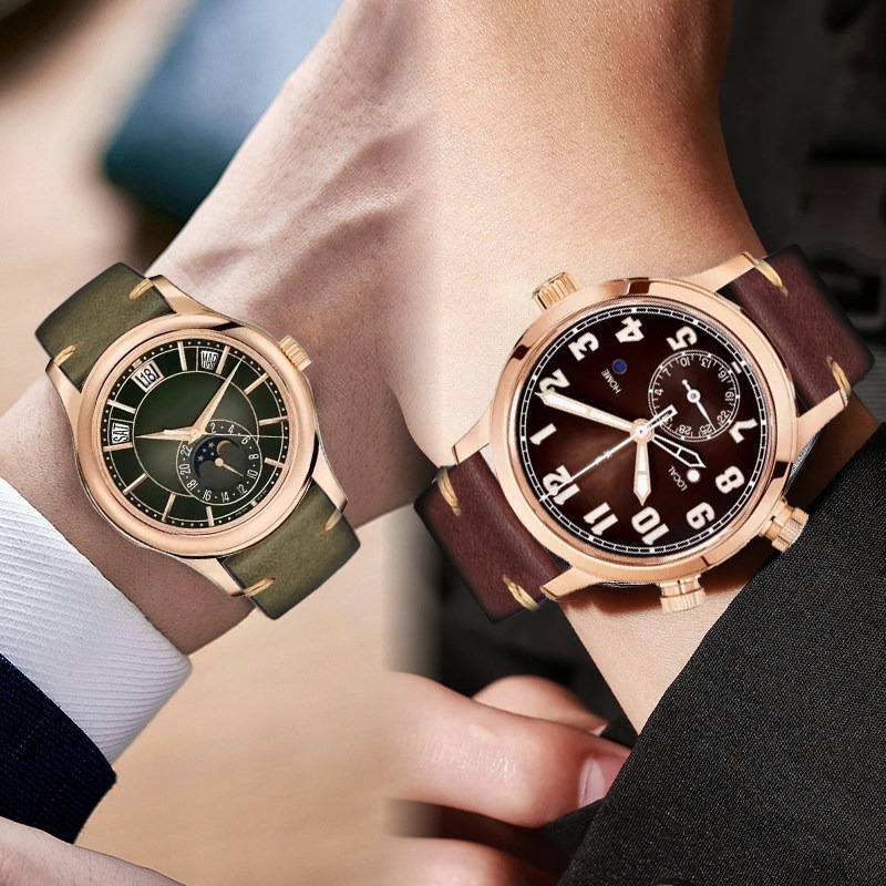 Tali Jam Tangan Kulit Asli unt - Patek Philippe Watch Calatrava ulasan dan harga