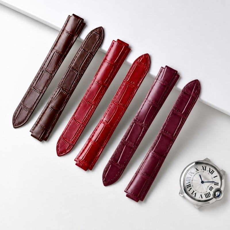 Tali Jam Kulit Double Convex L - Cartier Watch Tank ulasan dan harga
