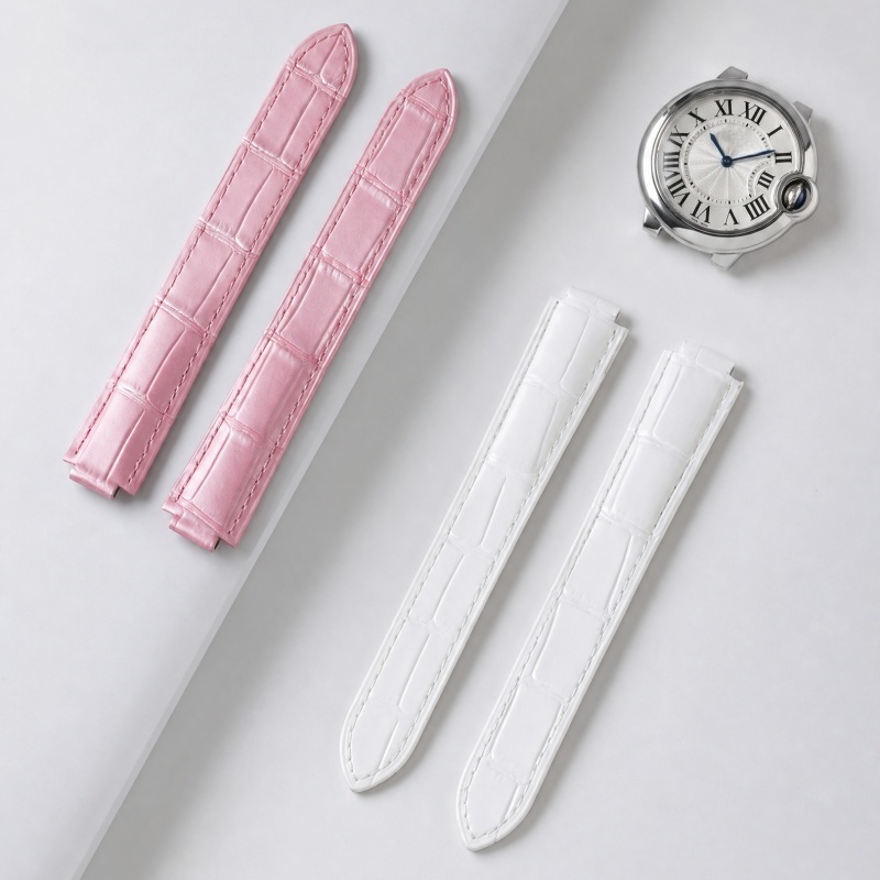 Tali Jam Kulit Double Convex L - Cartier Watch Tank ulasan dan harga