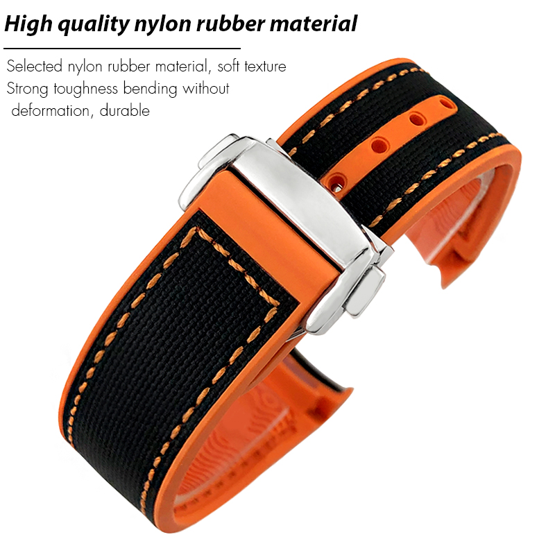 Tali Jam Tangan Karet Nilon Ku - Omega Watch Seamaster ulasan dan harga