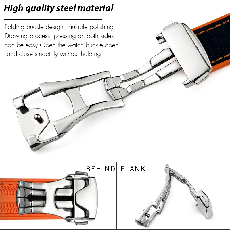 Tali Jam Tangan Karet Nilon Ku - Omega Watch Seamaster ulasan dan harga