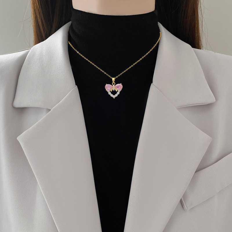 Kalung Choker Desain Minimalis - Butterfly Clasp Deployant ulasan dan harga