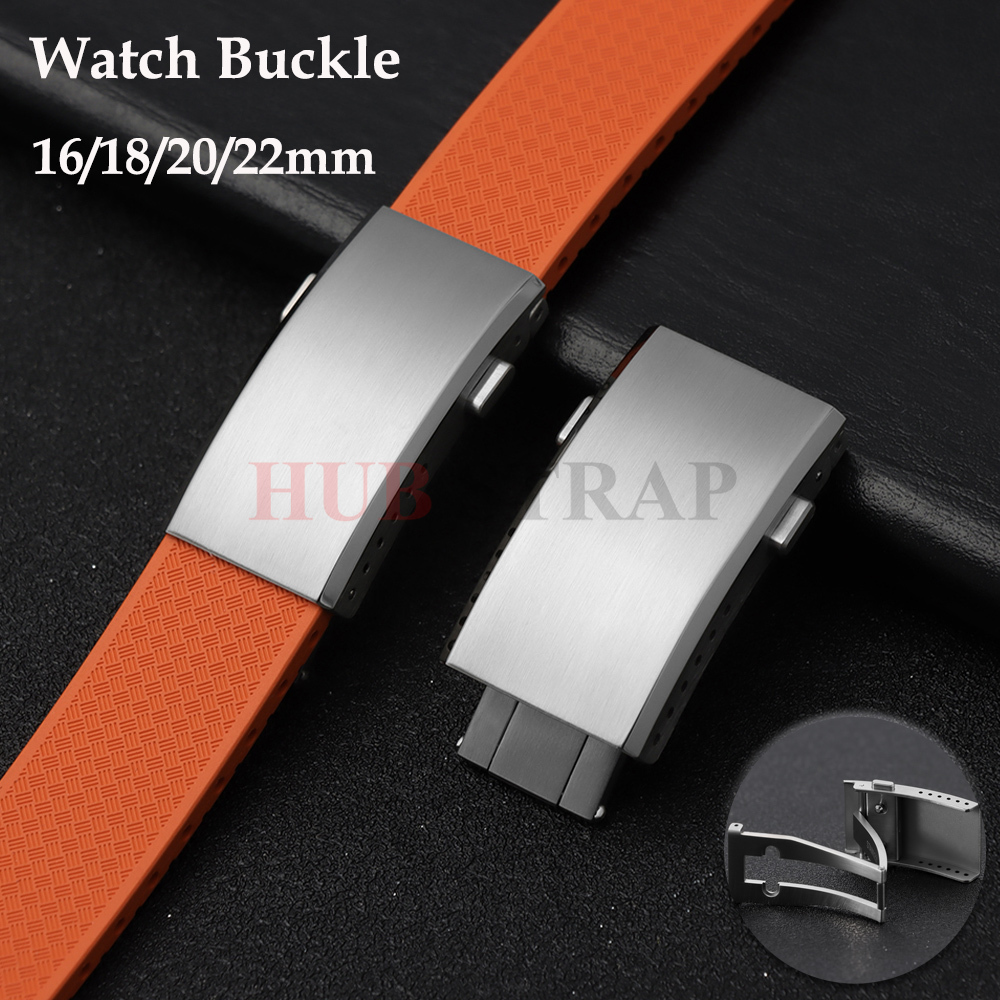 16mm 18mm 20mm 22mm Gesper Jam - Silicone Watch Band 22Mm ulasan dan harga