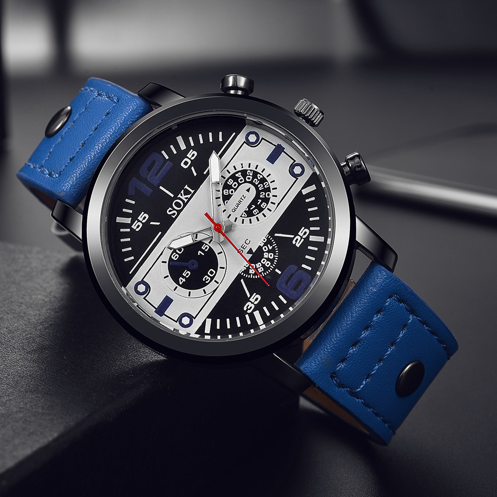 Jam Tangan Pria Ramping Jam Ta - Leather Watch Band Men ulasan dan harga