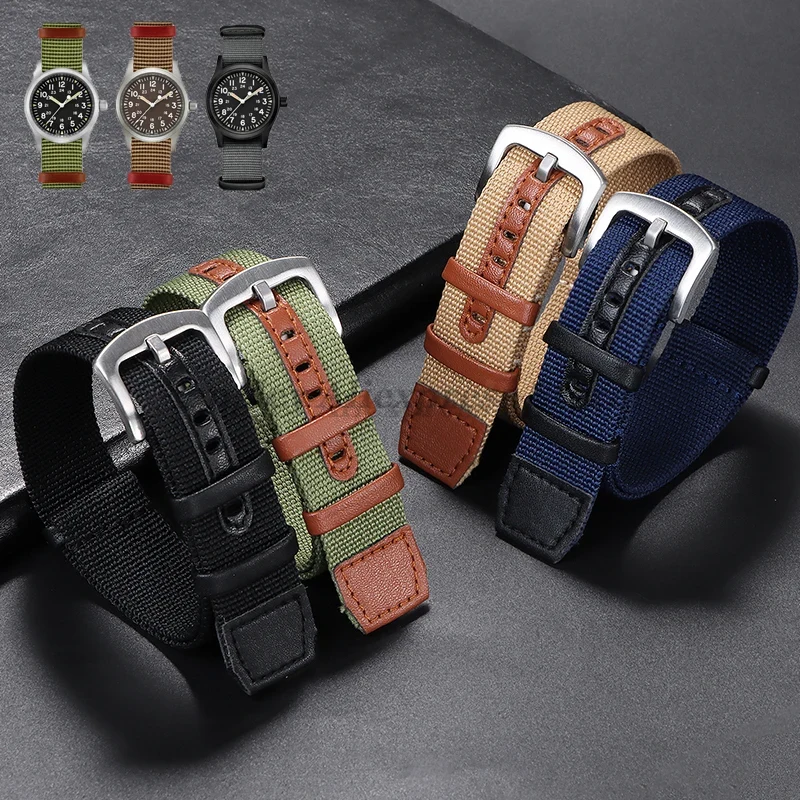 Tali Kulit Tambalan Nilon Kanv - Nato Strap Nylon ulasan dan harga