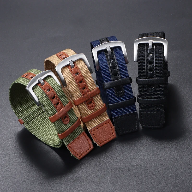 Tali Kulit Tambalan Nilon Kanv - Nato Strap Nylon ulasan dan harga