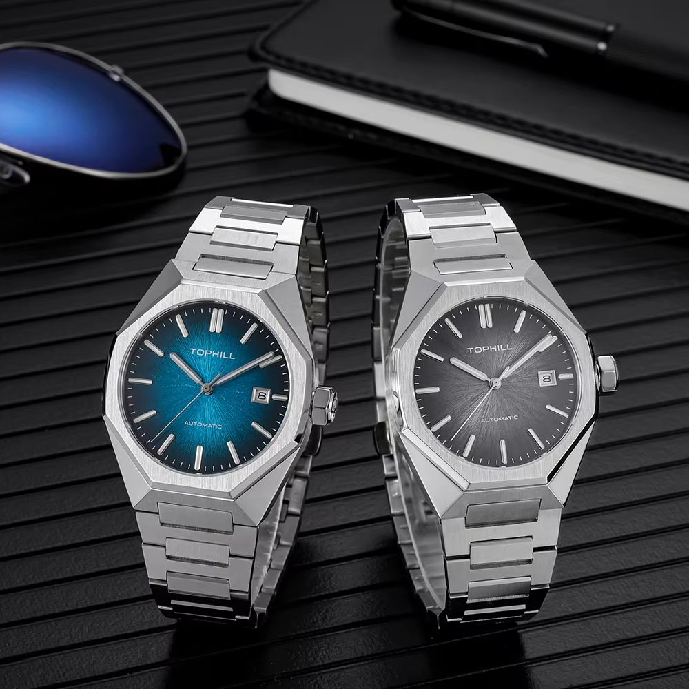 TOPHILL 39mm Miyota 8215 Jam T - Butterfly Clasp Deployant ulasan dan harga