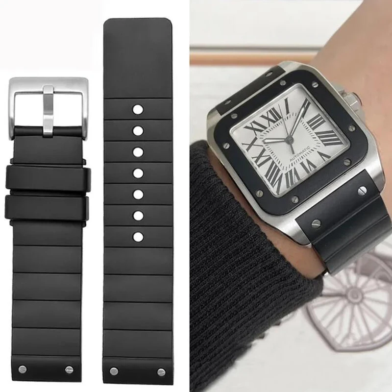 Tali jam kualitas tinggi untuk - Cartier Watch Santos ulasan dan harga