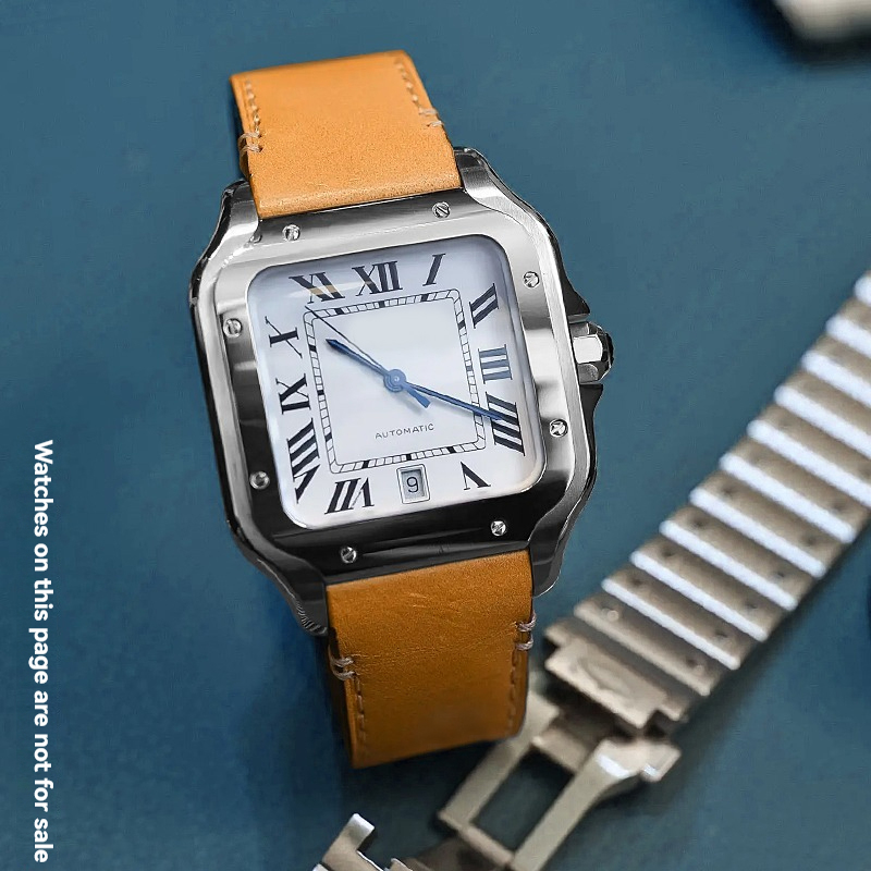 Tali Jam Kulit 19Mm 21Mm untuk - Cartier Watch Tank ulasan dan harga