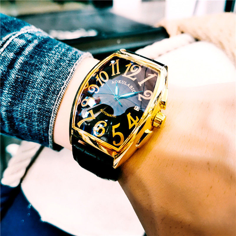Jam Tangan Mekanis Pria Mewah, - Cartier Watch Tank ulasan dan harga